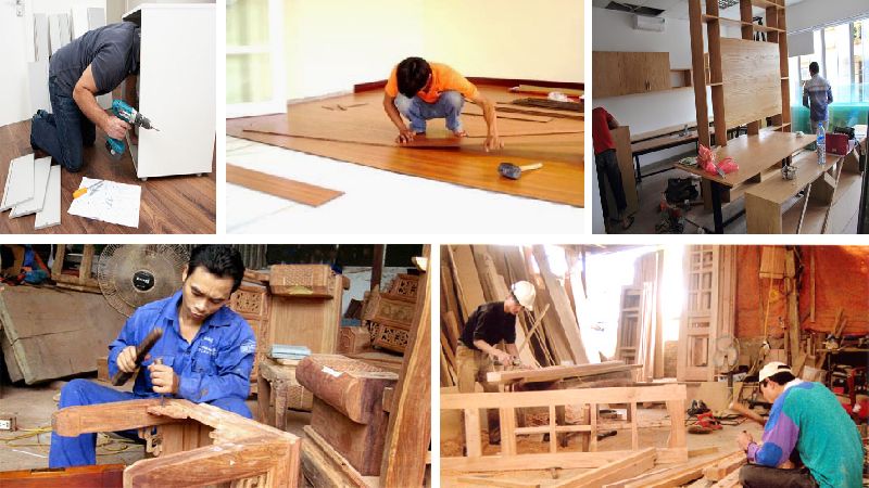 Sửa nội thất đồ gỗ tại Vinh Nghệ An