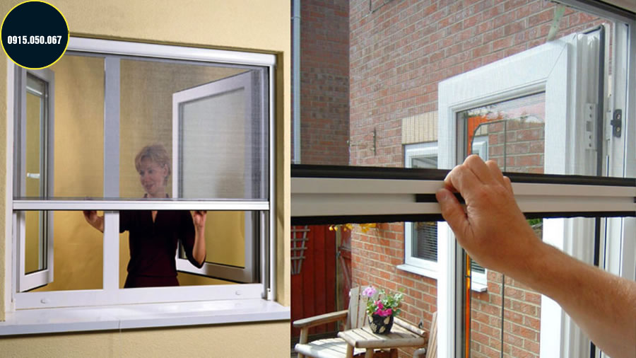 Cửa lưới chống muỗi c&ocirc;n tr&ugrave;ng Vinh Nghệ An